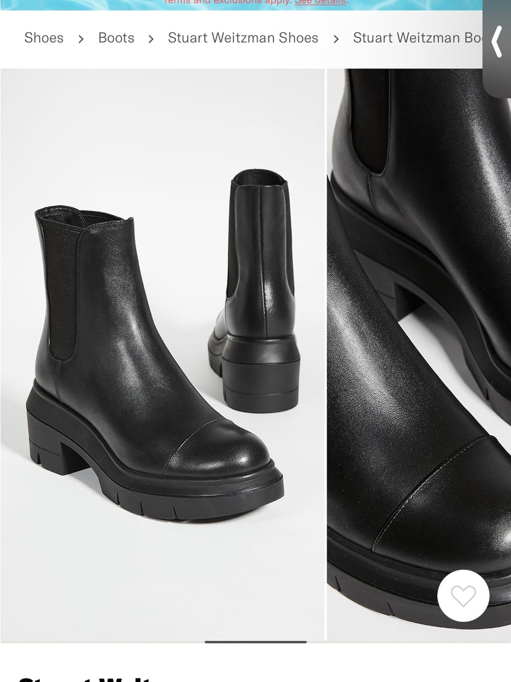 Stuart Weitzman leather boots